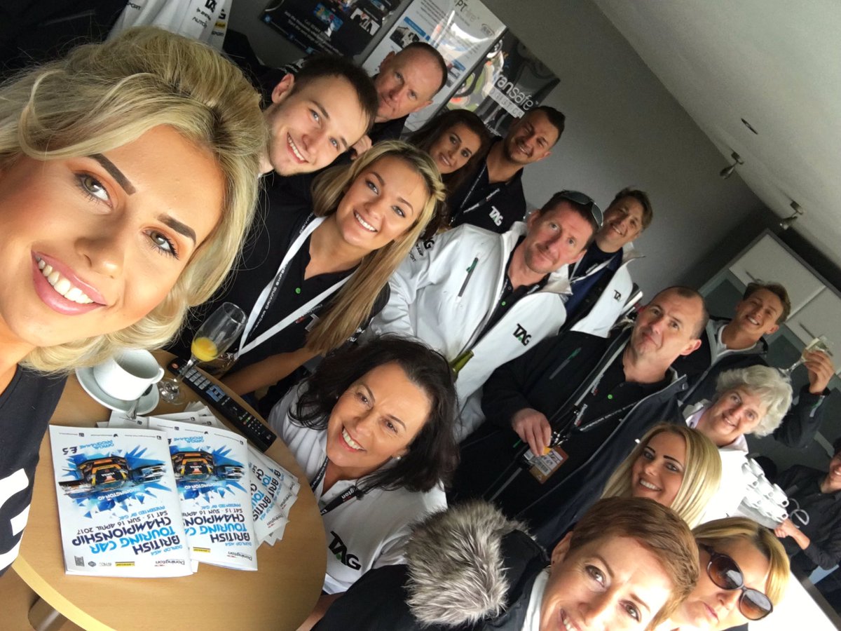 Team TAG out in force yesterday <a href="/DoningtonParkUK/">Donington Park</a> we all had an amazing day!! #btcc #tagindustries