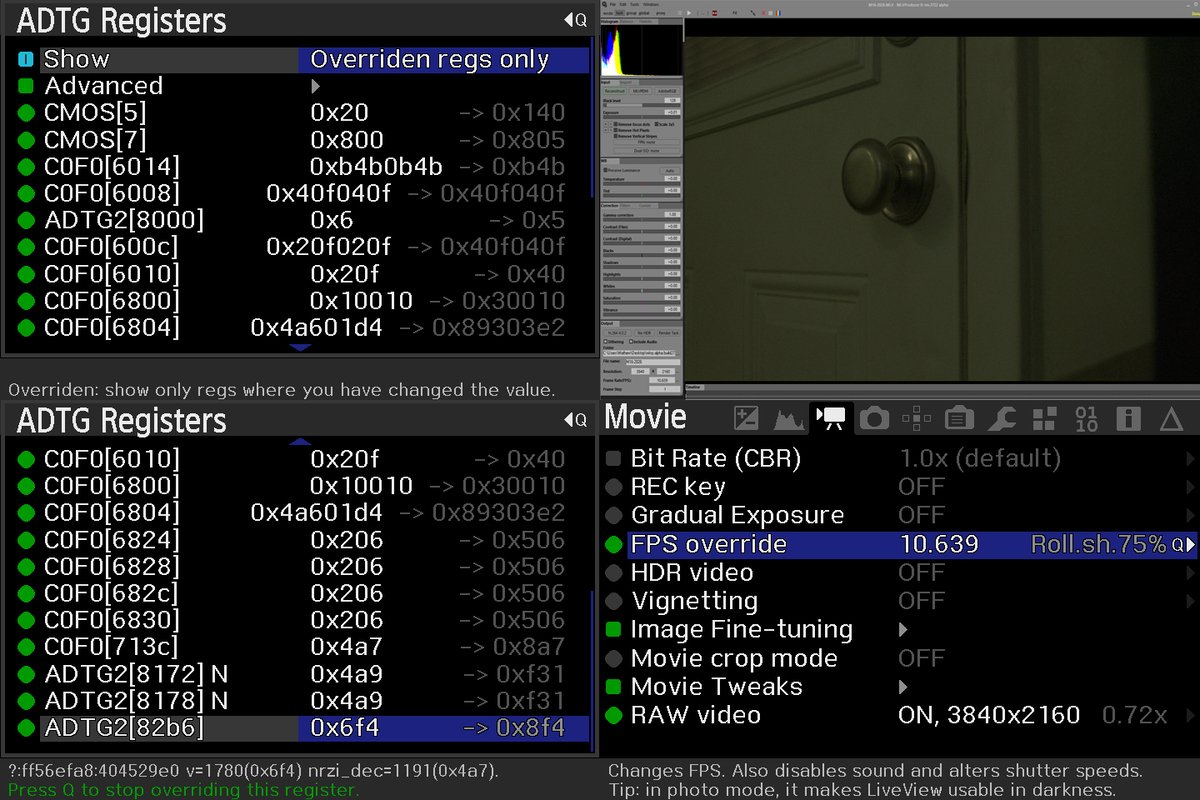 Magic Lantern on Twitter: "Progress porting the 4K mod to 700D/T5i https://t.co/LnetE7ZMkn https://t.co/HRsg60duEh" /