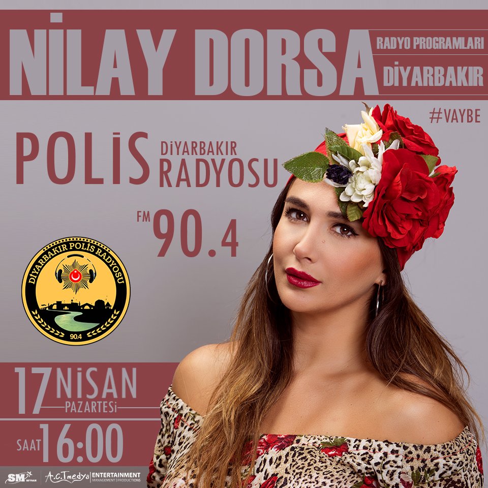 ACTlives's tweet photo. BUGÜN saat 16:00 'da  @Nilay_Dorsa #Diyarbakır  Polis Radyosu 'na konuk oluyor ... #vaybe #vayberadyolarda @ahmetcantekin @cenkleyoklama https://t.co/BPJ0xYck2e