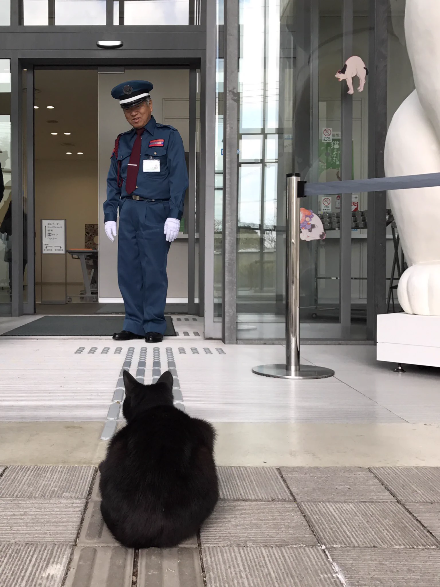 尾道市立美術館、ついに「猫と警備員の攻防」トート発売！！