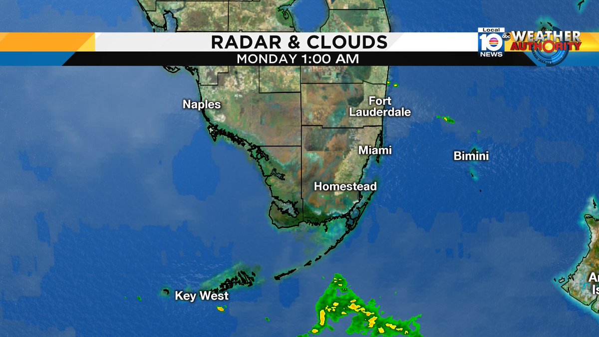 Showers continue to move into parts of the Keys! Watch Meteorologist Julie Durda for more https://t.co/tRelMKYt2L