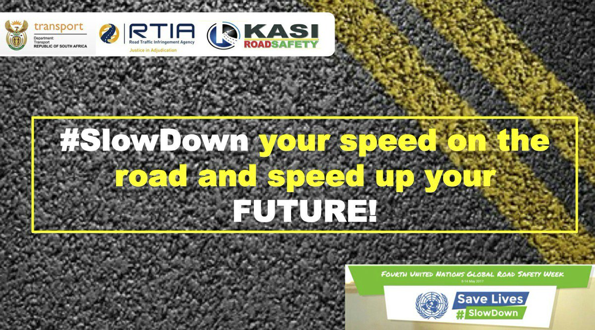 KasiRoadSafety's tweet photo. #TeamKRS supporting the #UNGlobalRoadSafetyWeek down in #SouthAfrica #SaveLivesSlowDown @DoTransport @rtia_aarto @monde_0 @YOURS_YforRS https://t.co/z0PNbilNZQ