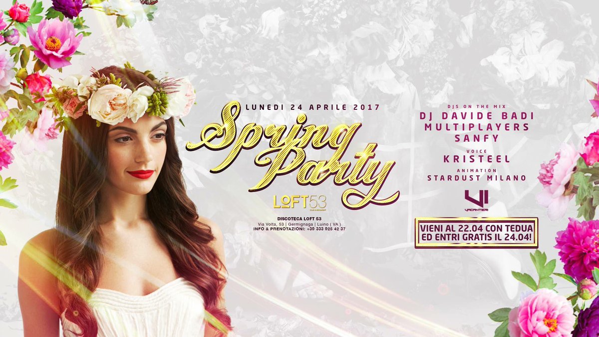 VACANTIERI's tweet photo. Come potete mancare alla nostra ultima festa al #LOFT53? πΈ https://t.co/BcX7r9LQor