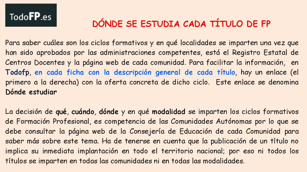 todofp's tweet photo. Oferta formativa de Formación Profesional https://t.co/iSIH0Qbt5p https://t.co/iWPQdLau3p
