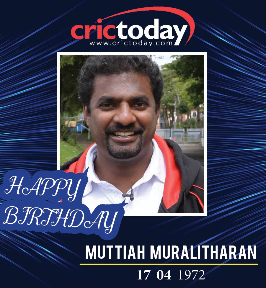  Happy Birthday Muttiah Muralitharan 