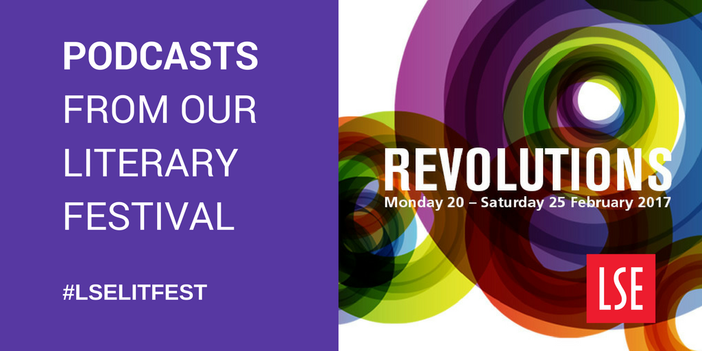 LSEpublicevents's tweet photo. Feeling revolutionary? Be inspired with an #LSELitFest #podcast ft @TimHarford @Elif_Safak @HarrietHarman &amp; more! https://t.co/MfQv4rbq6Y https://t.co/aN8XMGlZre