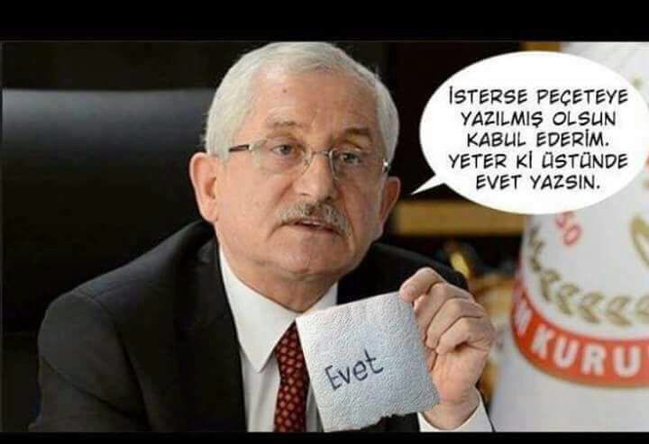 Metin Uca (@metinuca) on Twitter photo Dün gecenin en net özeti😄Ne Sn Erdoğan ne HAYIR cephesi kimse için zafer ya da hezimet yok, ama tek kaybeden var o da YSK ve bağımsız yargı😳 Dün gecenin en net özeti😄Ne Sn Erdoğan ne HAYIR cephesi kimse için zafer ya da hezimet yok, ama tek kaybeden var o da YSK ve bağımsız yargı😳