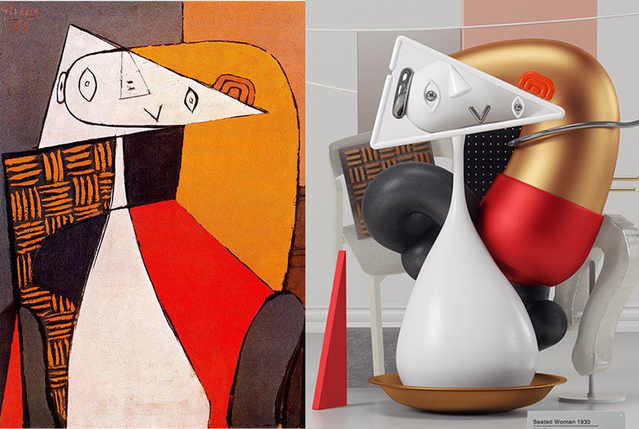 Impresionante trabajo. Las obras de #PabloPicasso reproducidas en 3D >> bit.ly/2pId9ii