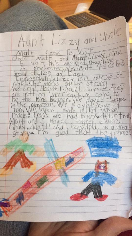 Rock__Thoughts's tweet photo. Weekly journals are a great way to get kids writing with passion. Here is a journal my nephew wrote. Next step, digital journals. #litrath https://t.co/yRIe9o28VG