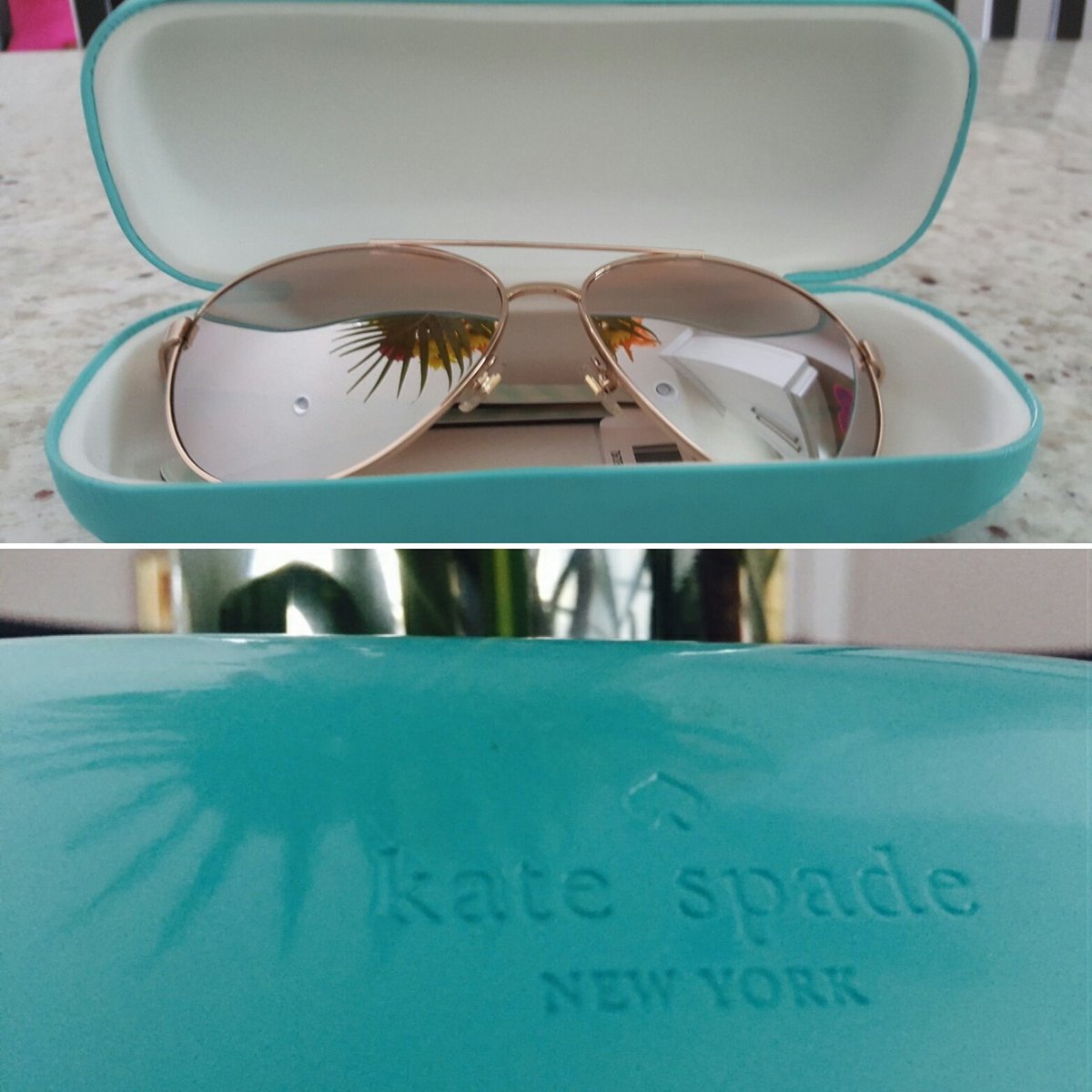Win4Skin's tweet image. Just added to the auction: Kate Spade Aviator sunglasses from Mark Harding Consulting Group! Bid on them July 21! @MarkHardingCG #win4skin