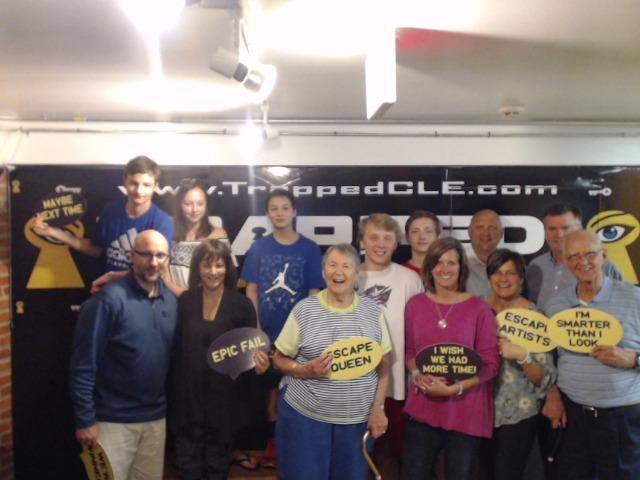 trappedCLE's tweet image. Fun for all ages! #trapped #trappedcleveland #trappedcle #clevelandheights #escaperoom #braingames