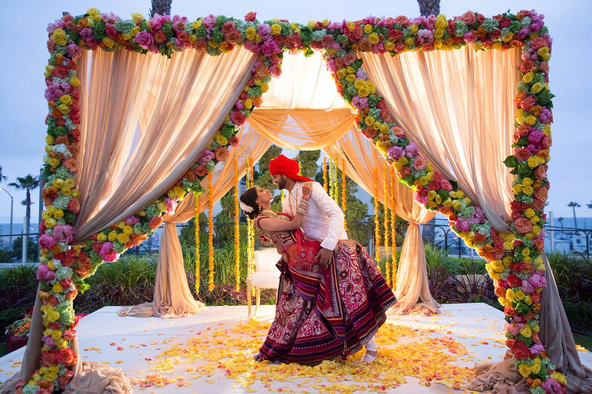 Sneha &amp; Kabir: An Elegant Wedding in California thinkshaadi.com/blog/indian-we…