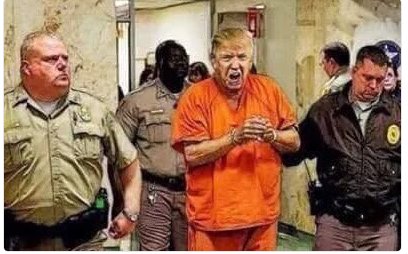 Image result for trump in orange jumpsuit
