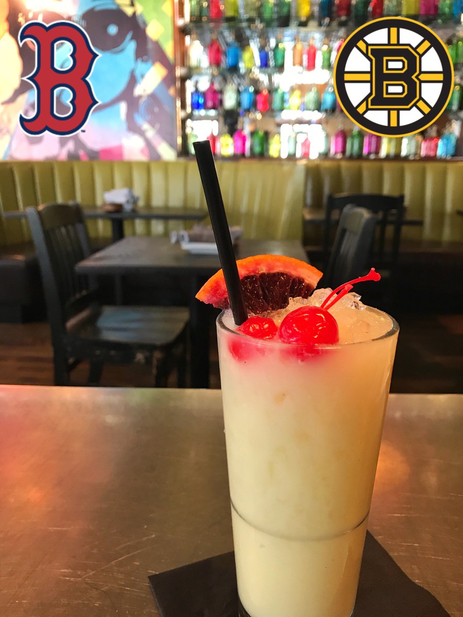 local149bos's tweet photo. Red Sox &amp; Marathon on tv and we are brunching until 3! Pina Coladas and beers all day! #redsoxnation #local149 #letsgobruins #southie https://t.co/G8BA7HyEy9