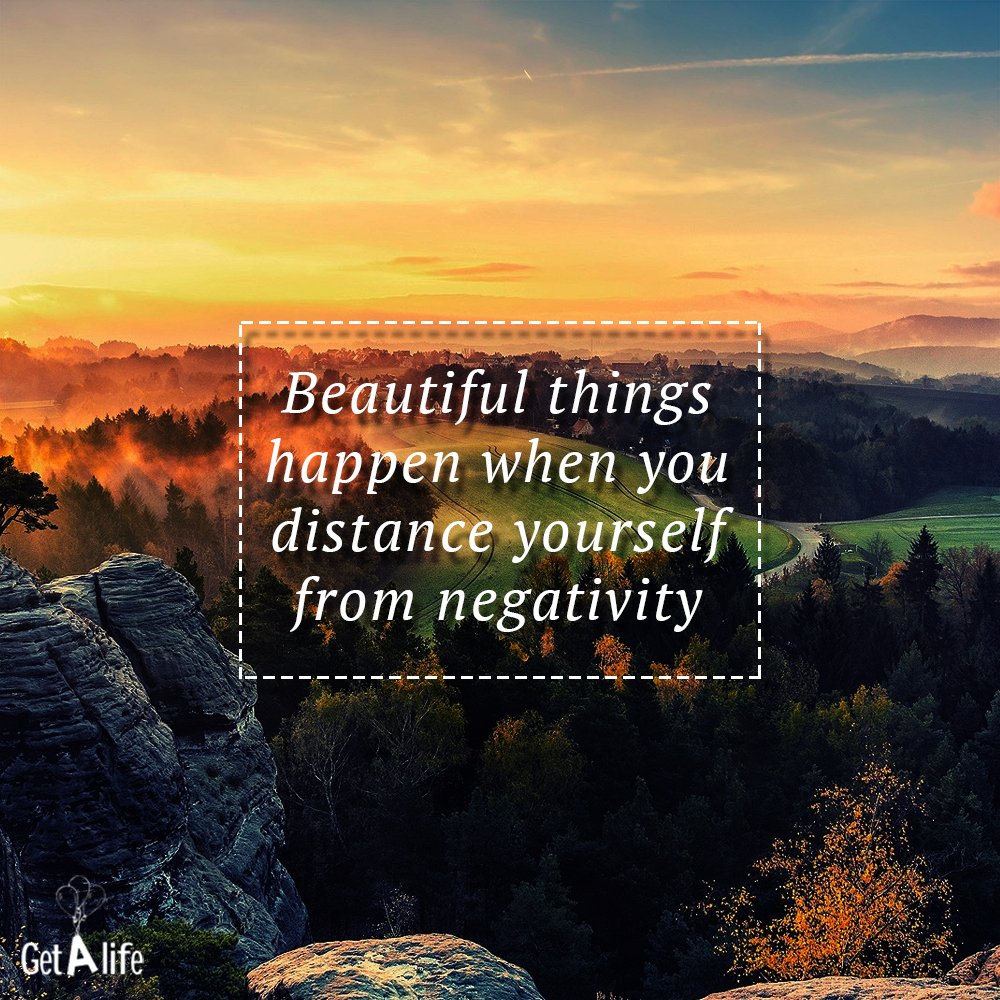 #MondayMotivation:
Beautiful things happen when you distance yourself with negativity.