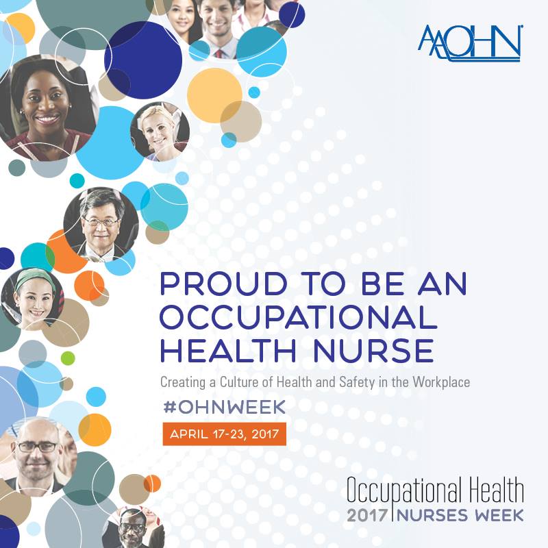 FSAOHN's tweet image. Thank an occupational health nurse! OHN Week is April 17-23, 2017. @AAOHN  #OHNWeek