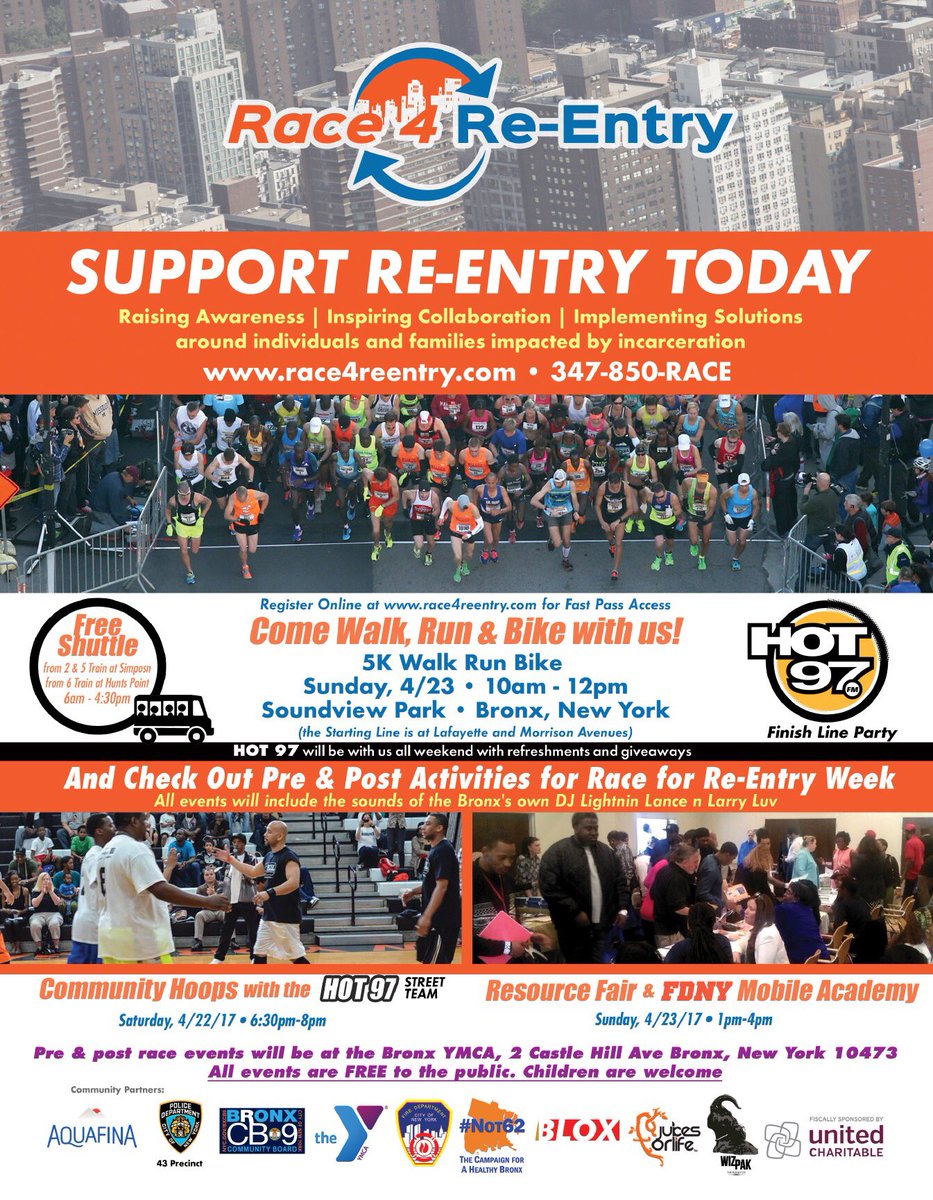 race4reentry's tweet photo. #RaceforReEntry Week is here! Please come out &amp; support the movement. #race4reentry #communitylivesmatter #reentryawareness #healthyliving https://t.co/zTN6YVUesm