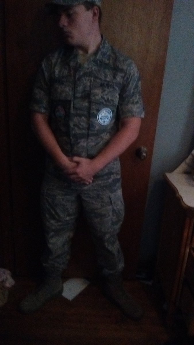 Travis_Lamb39's tweet photo. And I'm off to Syria....jk #AFJROTC #KY-951 https://t.co/d9AT8ha6gC