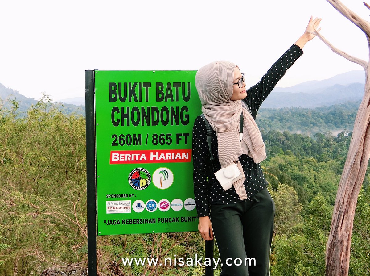 nisa_kay's tweet photo. Puncak Bukit Batu Chondong I dah tawan.. hati you, bila lah dapat I tawan.
#hiking #BukitBatuChondong #NisaKay m https://t.co/VaLRGmyDyY
