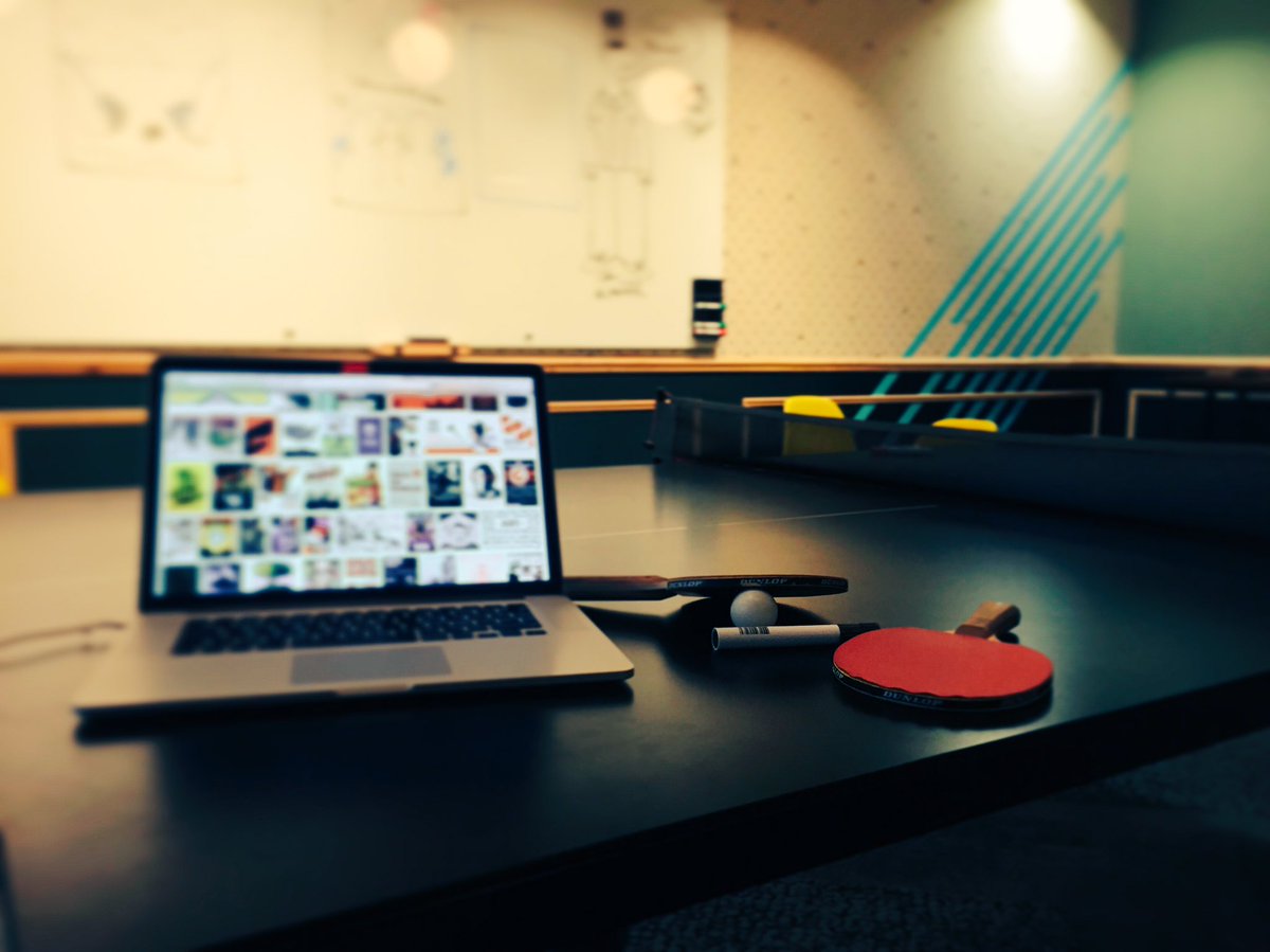 _PROXIMITE_'s tweet image. With @QuickstepFilms having a business meeting. Which involves strategies, drawing things on whiteboards and ping pong.