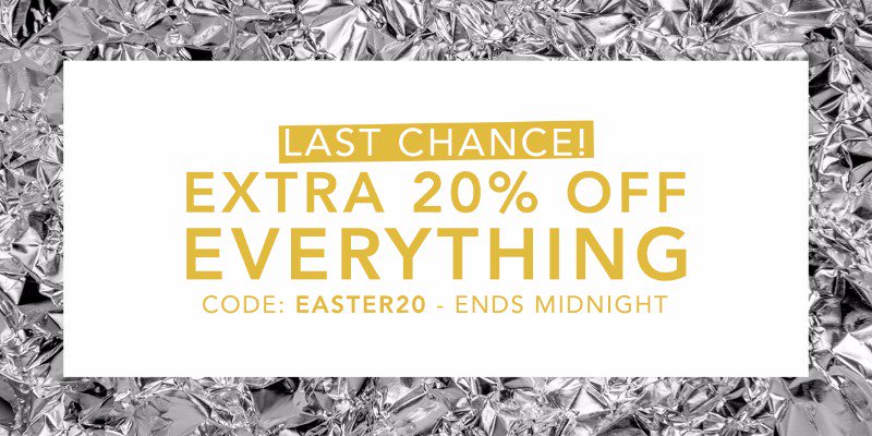 loveshoeaholics's tweet image. LAST CHANCE! Get 20% off sitewide until midnight #easterpromotion ow.ly/OqbV30aJGqt