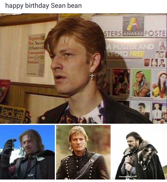 Happy birthday Sean bean 