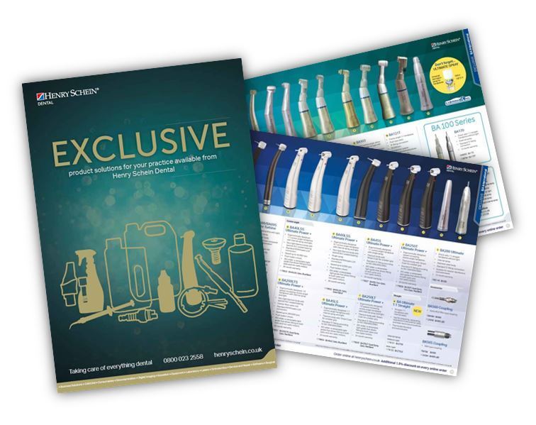 HenryScheinUK's tweet photo. Download the new Exclusives brochure here: https://t.co/PPlQOK3Oh0 Products you can't find anywhere else! #itsexclusive https://t.co/T4HYr1UREo