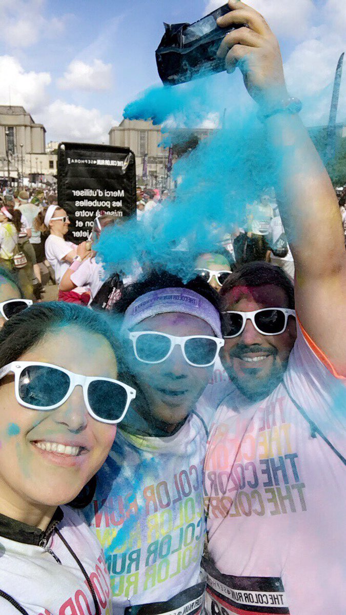 Thinkmarket_'s tweet image. @Thinkmarket_ était à la #ColorRun parisienne 💦🏃🏃 Beaucoup de fun et de couleurs ☀️☀️ #ItsTimeToShift #ItsTimeToRun