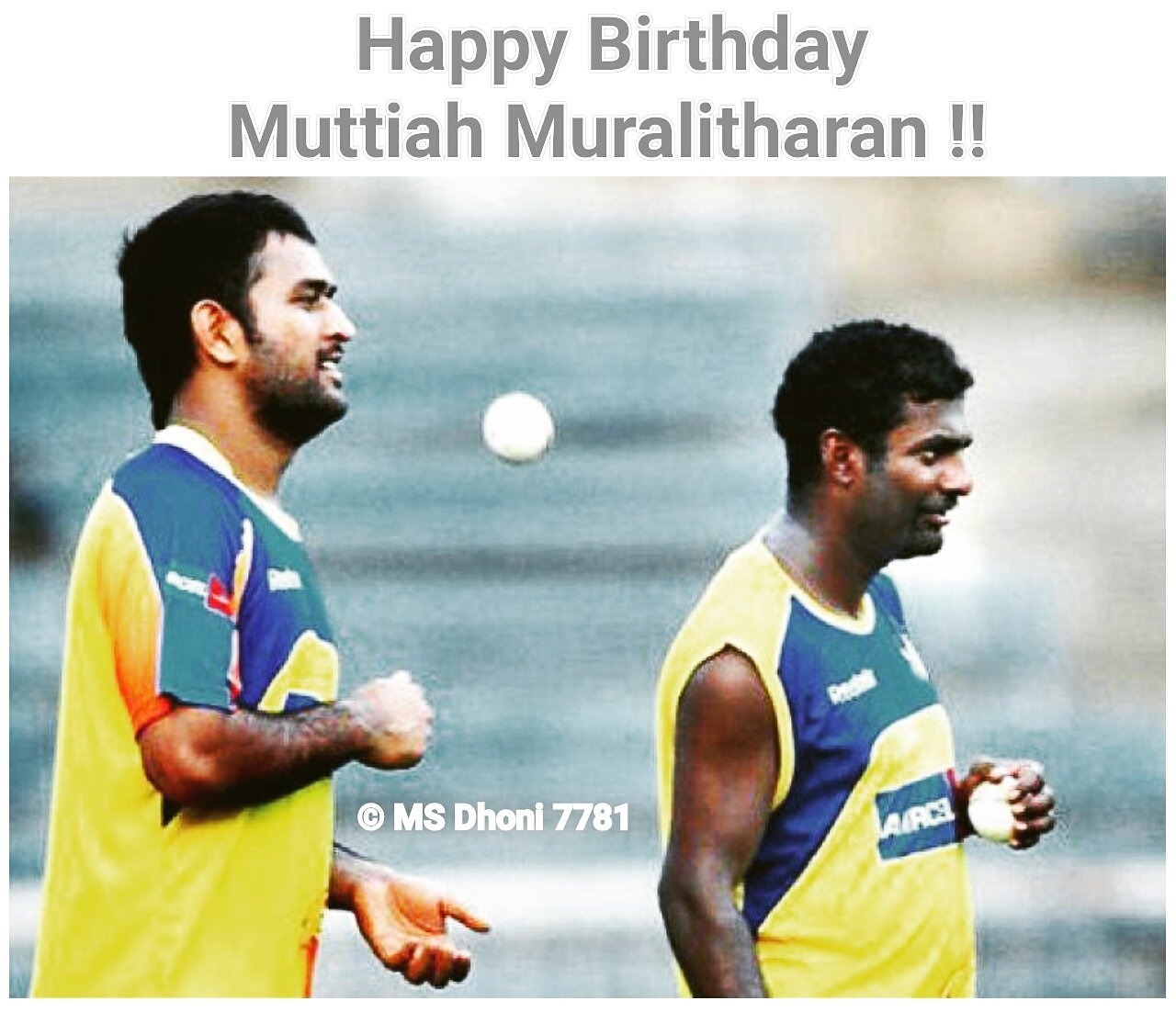 Happy Birthday Muttiah Muralitharan       