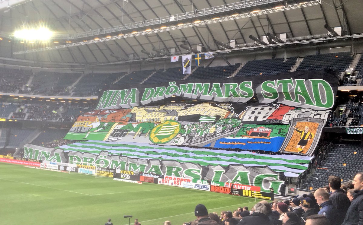 Tifot mot AIK!
Vår direktrapportering är nu igång, här: hammarbyfotboll.se #Bajen