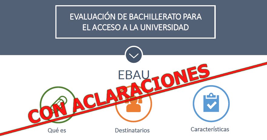 Guía informativa sobre #EBAU CyL 2016-17 (Actualizada y con aclaraciones) #Universidad ow.ly/lhV330a9aKZ