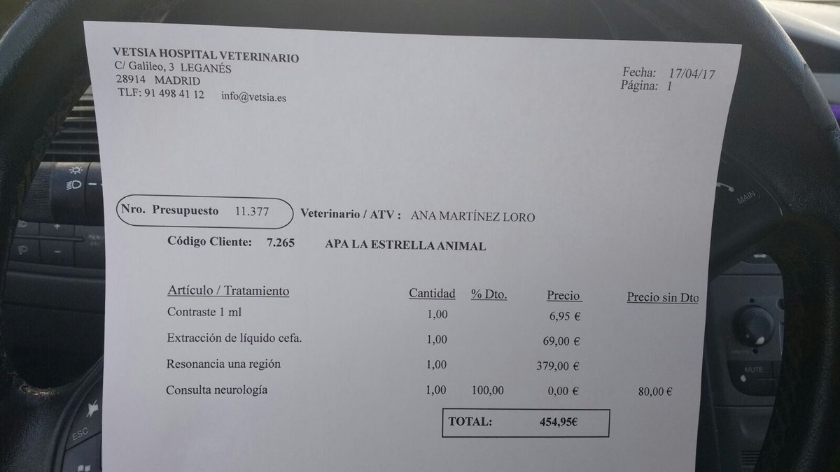 ayudaaanimales2's tweet photo. Por favor ayuda con la factura 😭😭😭😭 si no se lo hacemos solo queda dormirla es su última oportunidad https://t.co/2FtaifbcBt