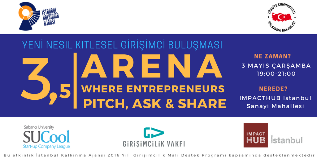 sucool's tweet image. Çok sevilen 3,5 ARENA&apos;nın MAYIS buluşması sizi bekliyor! Fikrini ve ihtiyaçlarını anlat, dinleyiciler destek olsun! 3bucukarena.eventbrite.com