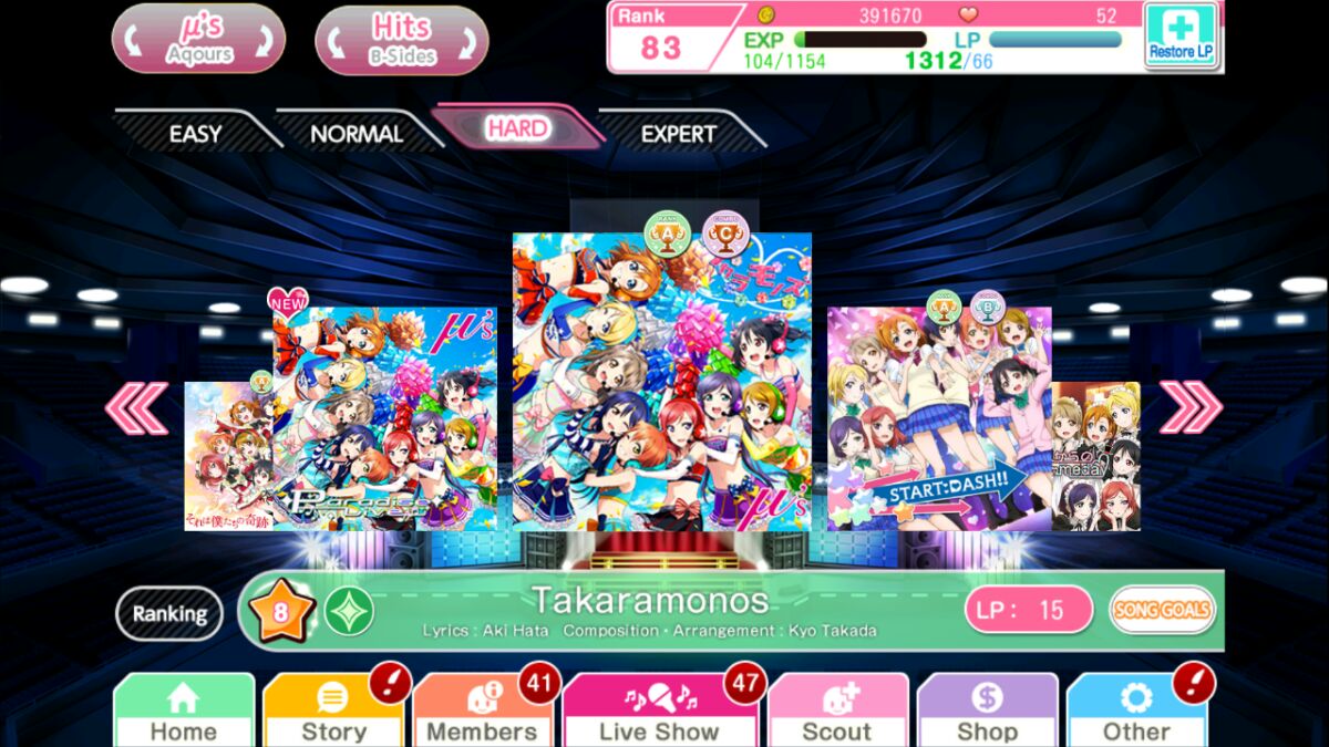 SleepSub's tweet photo. WTF just happened to my LoveLive game? It kept leveling up infinite (it felt that way), I closed, restarted. Yo +21 rank. Look at my LP... https://t.co/B0x97hYZQv