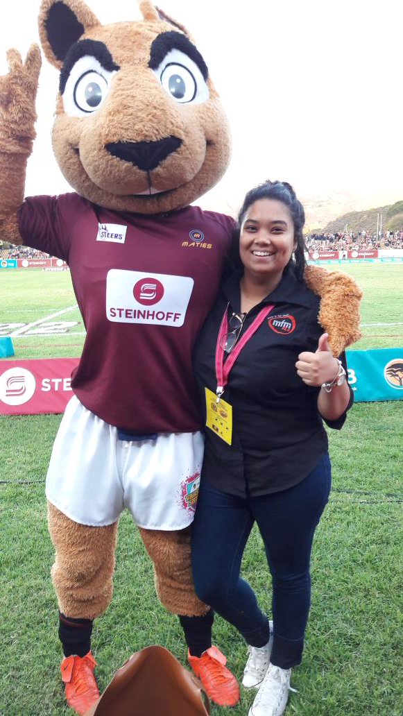celest_anthony's tweet photo. Backing the maroon machine today. A special good luck to captain @barrycraig15. @MatiesRugby @Maties_Pokkel https://t.co/3lQodr5FqM