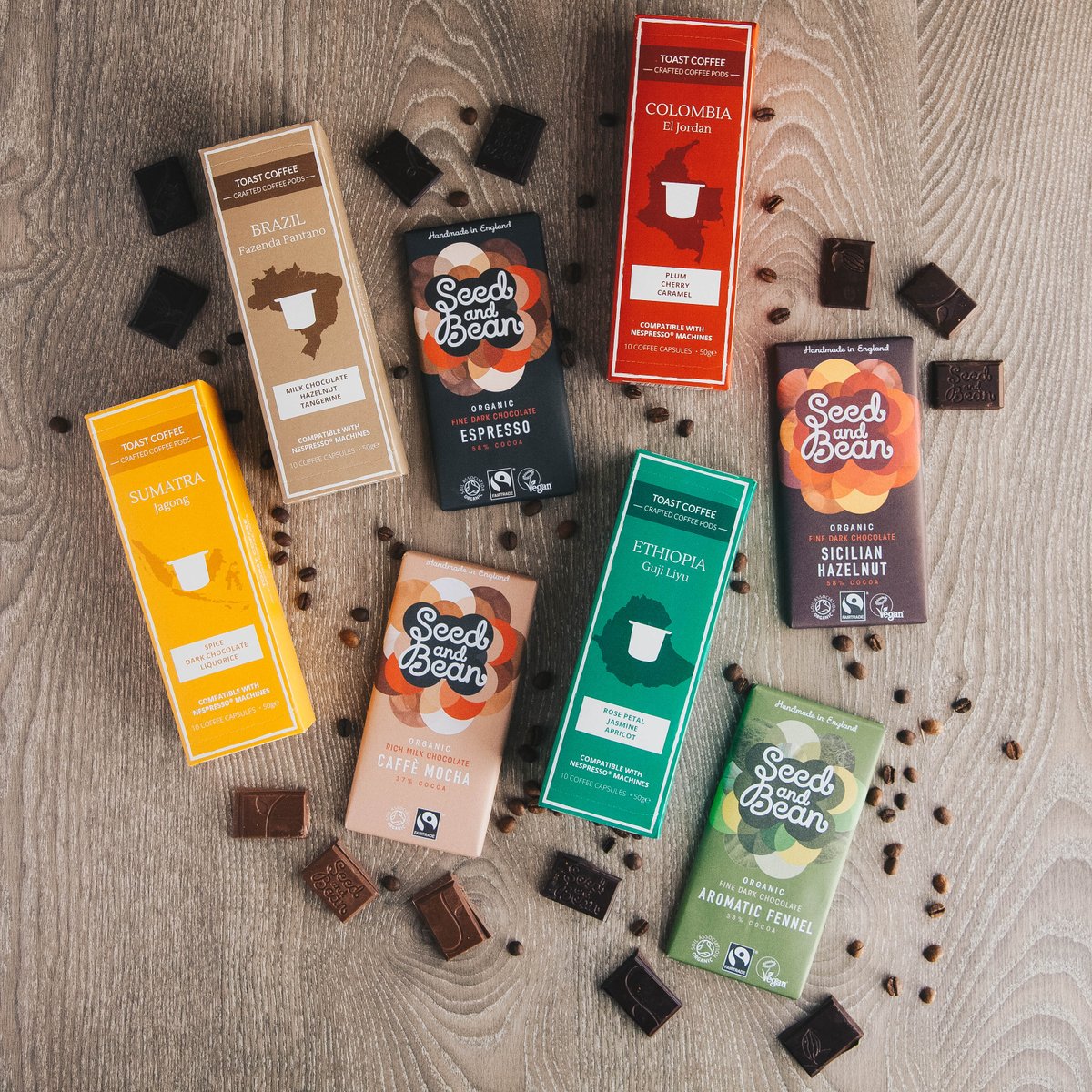 TheZebraGroup's tweet photo. Win #CoffeeWeek hamper! Follow &amp; RT for a chance. Worth £19 #giveaway #chocolate #coffee #seedandbean @toastcoffeepods #win https://t.co/WnsZQeWBrd