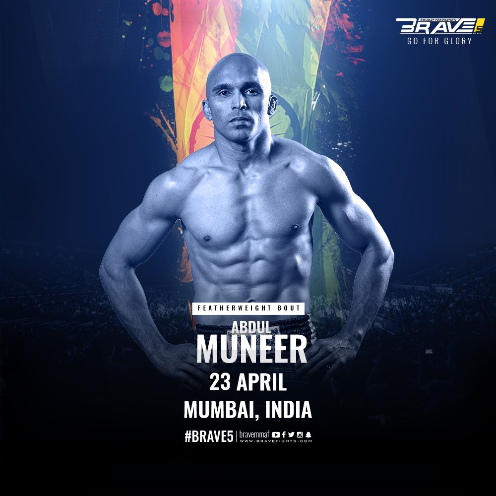 bravemmaf's tweet photo. #Cutman Muneer was the #first Indian fighter to face-off the former #UFC fighter #MasioFullen in 2016!
#BraveFacts https://t.co/JMcc9iILhc