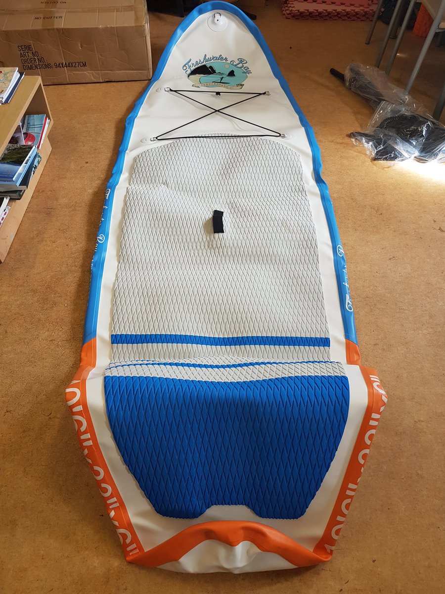 WetandHigh's tweet photo. Just got back from a week working away and found some boxes in the lounge. Thanks @FB_Paddleboards for our new SUPs. https://t.co/v4Z3NH4tXw