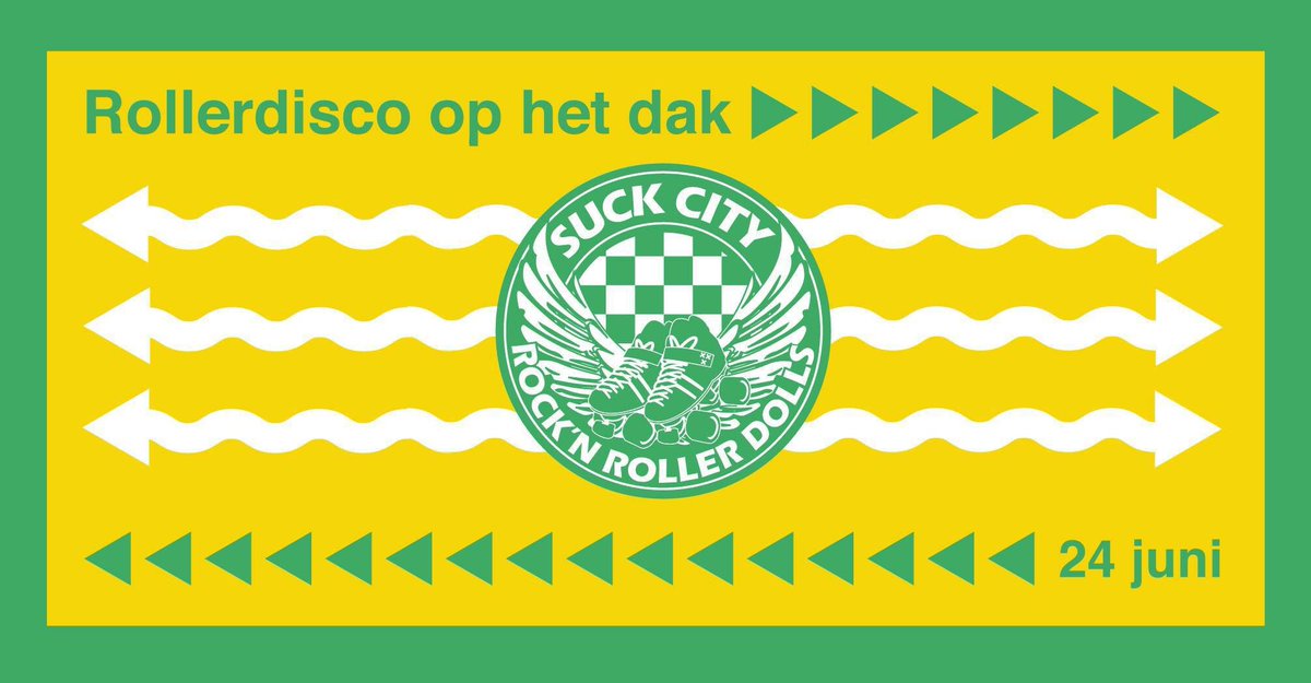 zaterdag 24 juni 7e editie BoogieWonderland #RollerDisco <a href="/pannenophetdak/">Pannen op 't Dak</a> #Breda #rollerderby meer info: rollerderbybreda.com/news/