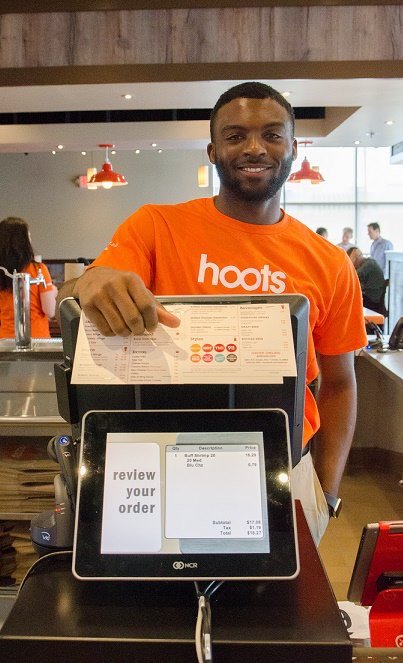 eatathoots's tweet photo. Ordering is fast and easy. Step right up, and we’ll take good care of you. #hoots #fastcasual #ahootersjoint https://t.co/l9EuJ8h1Et