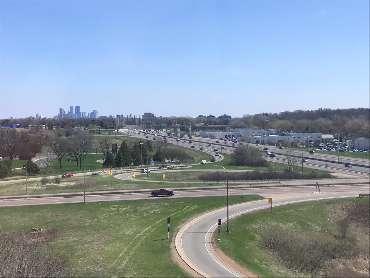 Love the green view! #Spring #springiscoming #minneapolis
