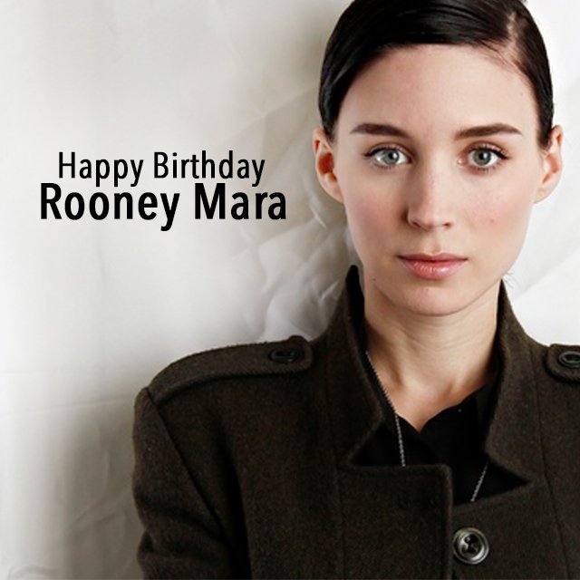 Happy Birthday Rooney Mara! See her in Terrence Malick\s latest film in select cities now! 