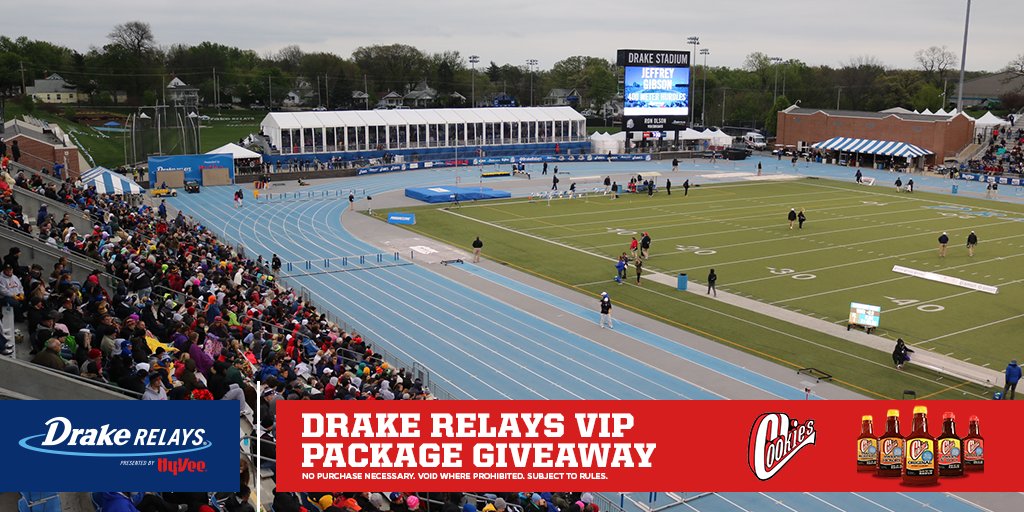 Win the VIP treatment at the Drake Relays thanks to <a href="/cookiesbbq/">Cookies Bar B Q</a>! #smartcookiesusecookies

Enter to win here: bit.ly/2oOJ4gz