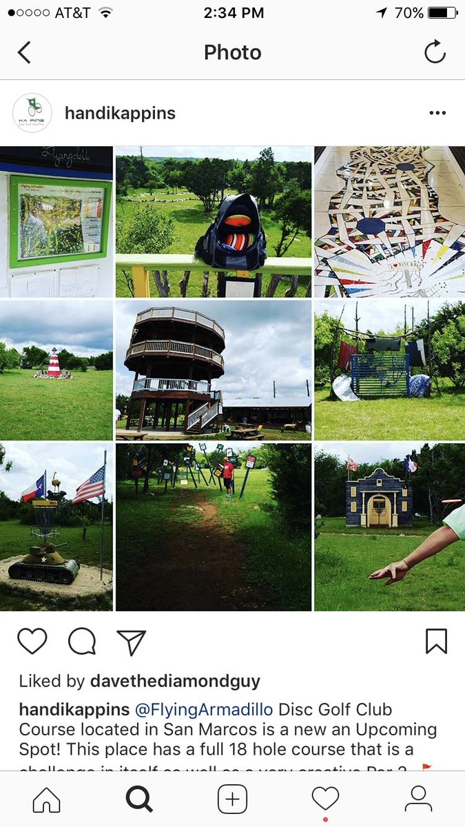handiKApins's tweet image. We played a wicked fun #discgolf course out in #SanMarcos! Check it out!🤠follow us on instagram! instagram.com/p/BS_4Hahh1gD/ #getoutandthrow