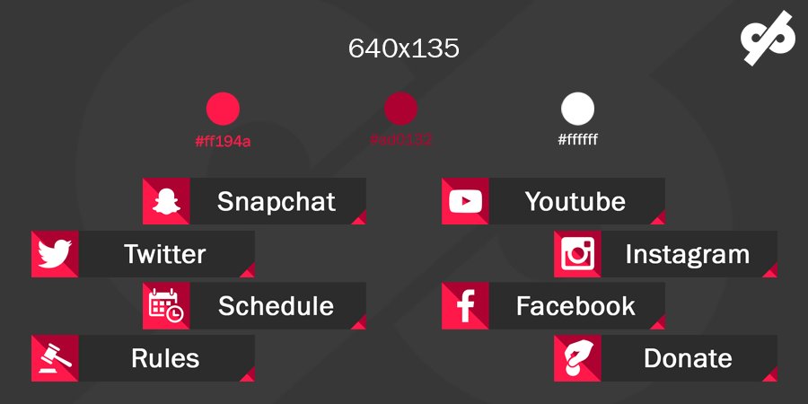 TimDesignsSWE's tweet image. I am back and got some new and fresh designs with me! Twitch panels with the Kryptos colors 🎨😎