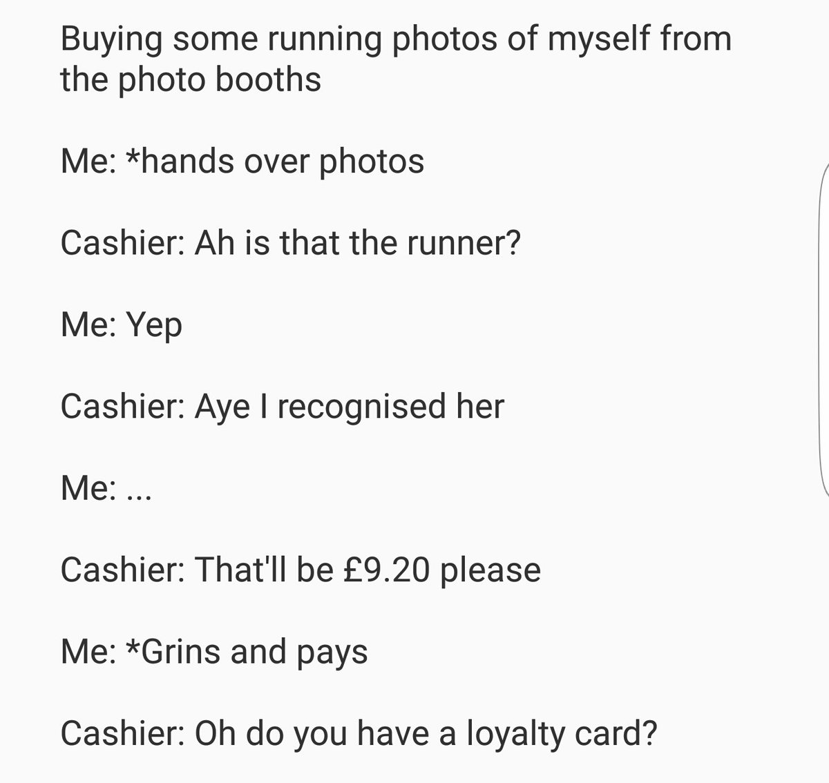 lauramuiruns's tweet image. Conversation I had today with a lady 👇
Clearly don't look like myself! 😂😂
#undercover #asmyself #loveit