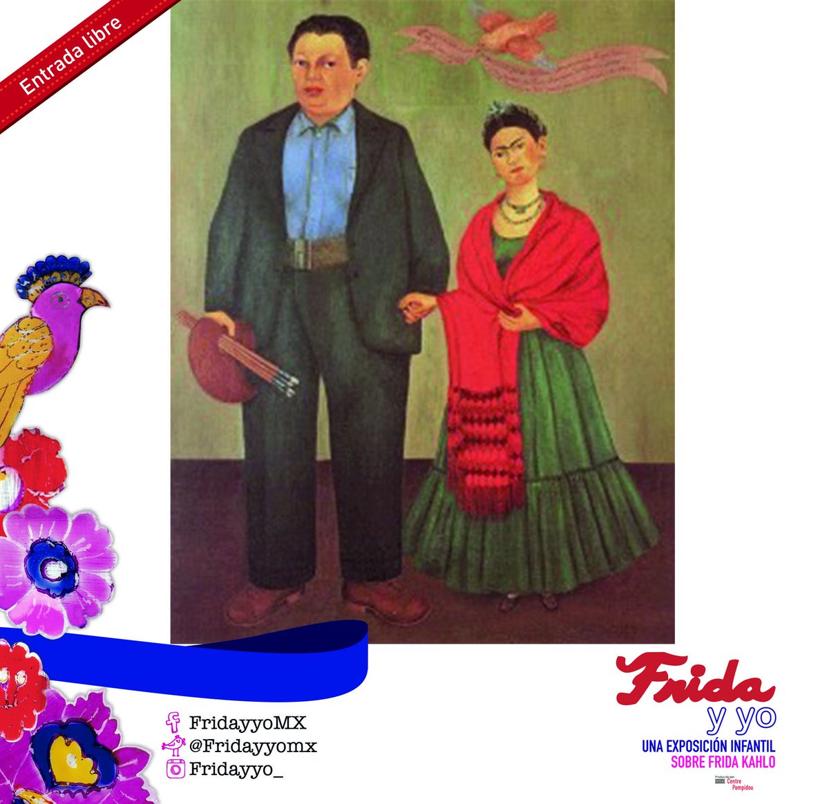 Frida_y_yo's tweet photo. Frida y Diego fueron una pareja apasionada que compartía su amor por la pintura y arte pre-hispánico Conocer más. https://t.co/hBgooFZ8nX