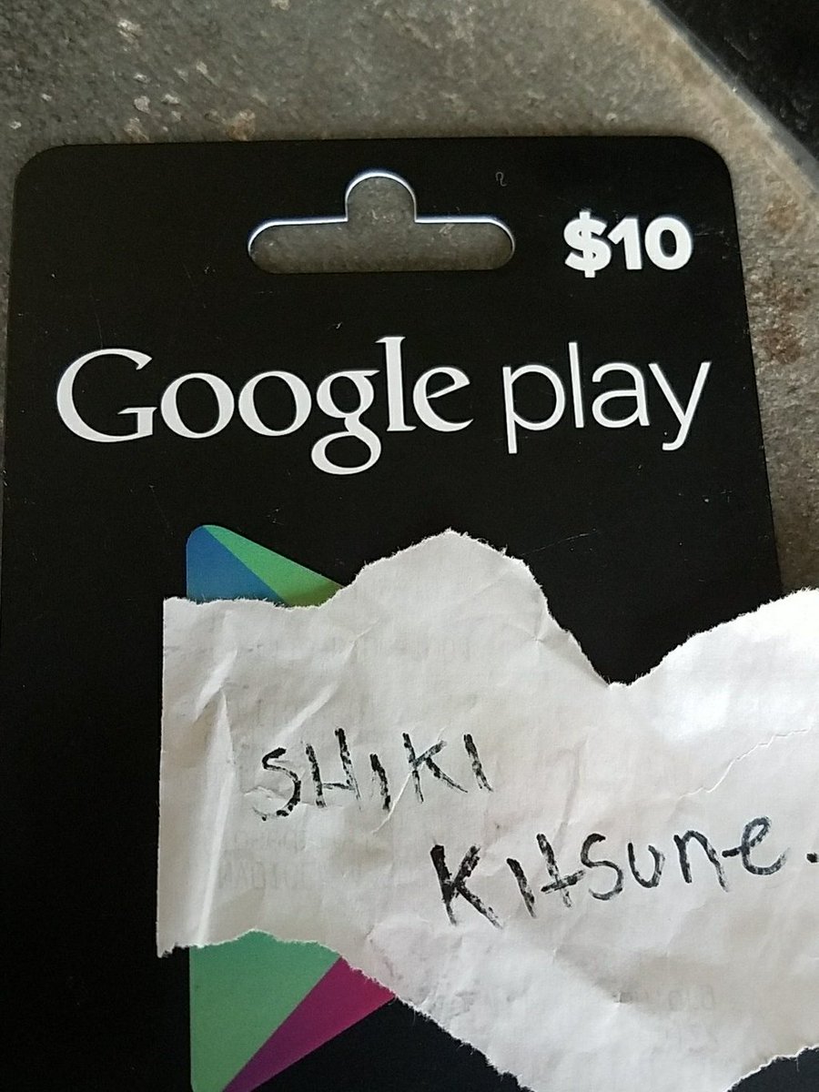 Shiki_Kitsune's tweet photo. Sorteo Tarjeta Google Play 10 $💥
GRACIAS POR LOS 4000 SEGUIDORES!
 🎮

✔️RT
✔️Follow @Shiki_Kitsune y @MiguelAH084 
Ganador 25/4/17💰 https://t.co/rsLcaMM2We
