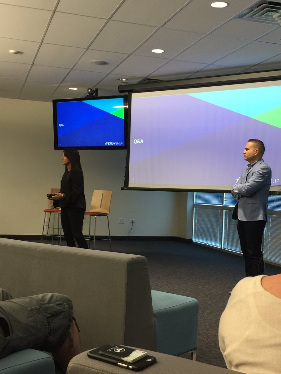 SamuelJHerrera's tweet photo. Listening to a great update from @saraanissipour and @NickTaylor_ about our @ZillowGroup Broker solutions! https://t.co/g7DquOnBdB