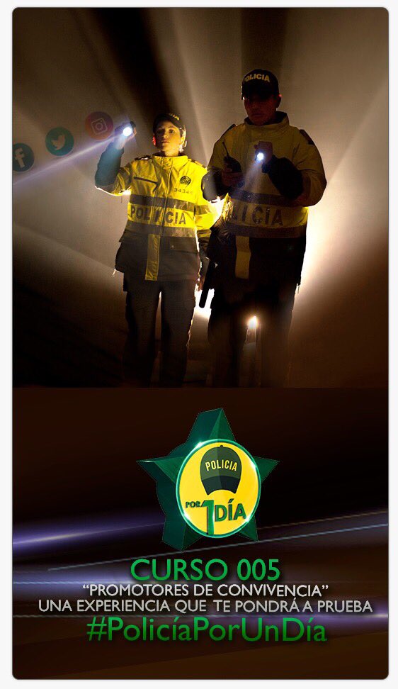 PoliciaBmanga's tweet photo. #SeguridadAlDía 
Buscamos personas con vocación de servicio, para que sean #PolicíaPorUnDía #Curso005 inscríbase 📄👉 https://t.co/TnCztCBr3G https://t.co/erWYcF4uut